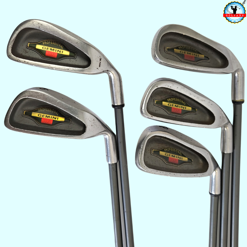 Gemini Professional Tour Golf Clubs Irons 4 6 7 9 PW, RH Stiff Graphite Shaft